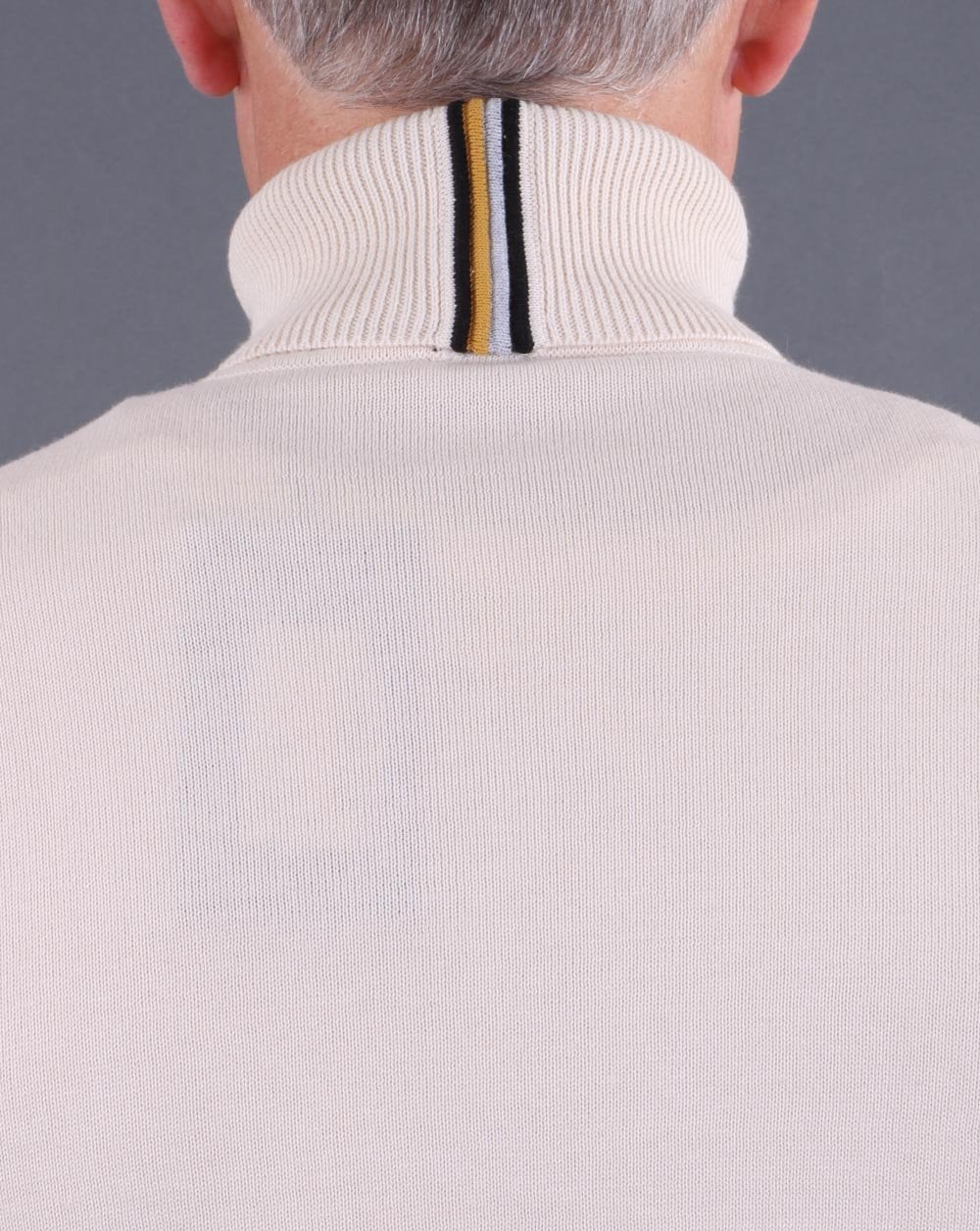 Gabicci Vintage Pacino Roll Neck Cream