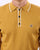 Gabicci Vintage Lineker Long Sleeve Knitted Polo Dijon