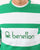 Benetton Striped Sweatshirt Green/white