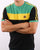 Trojan Colour Block T-shirt Jamaica