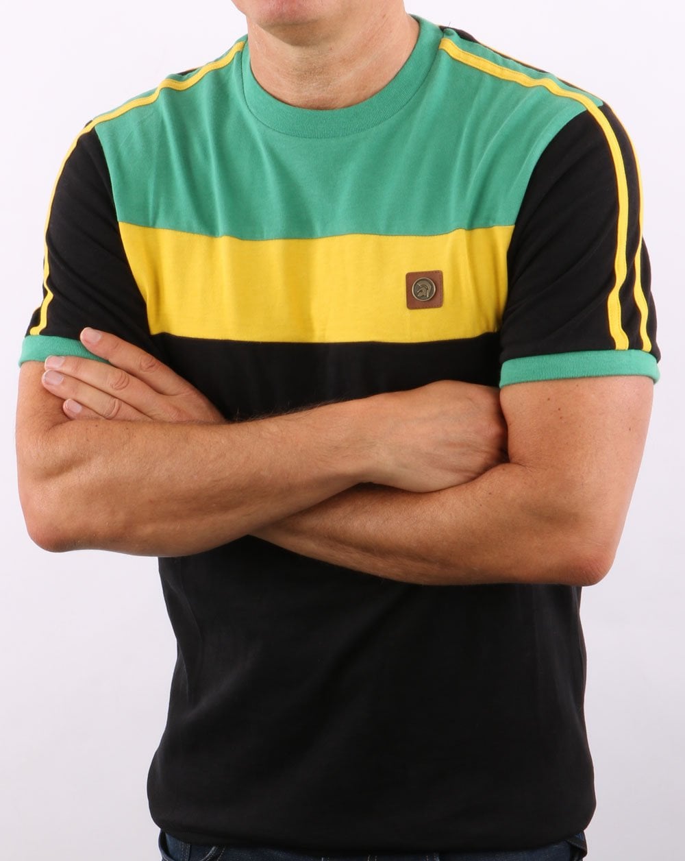 Trojan Colour Block T-shirt Jamaica