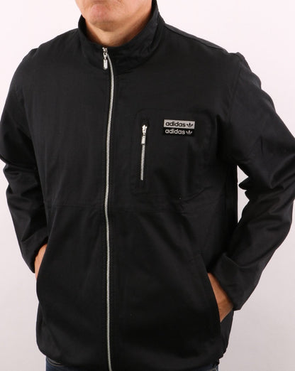 Adidas Originals Cotton Twill Jacket Black