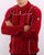 Fila Vintage Terrinda Velour Track Top Deep Red/white
