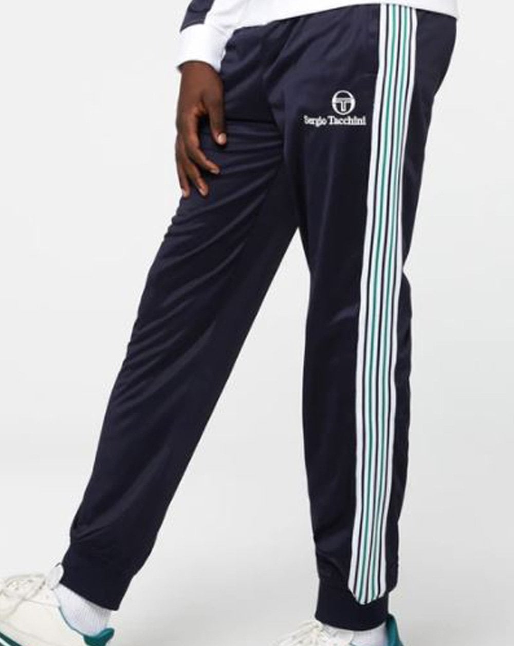 Sergio Tacchini Wilander Track Pants Navy/white/green