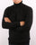Gabicci Vintage Pacino Roll Neck Black