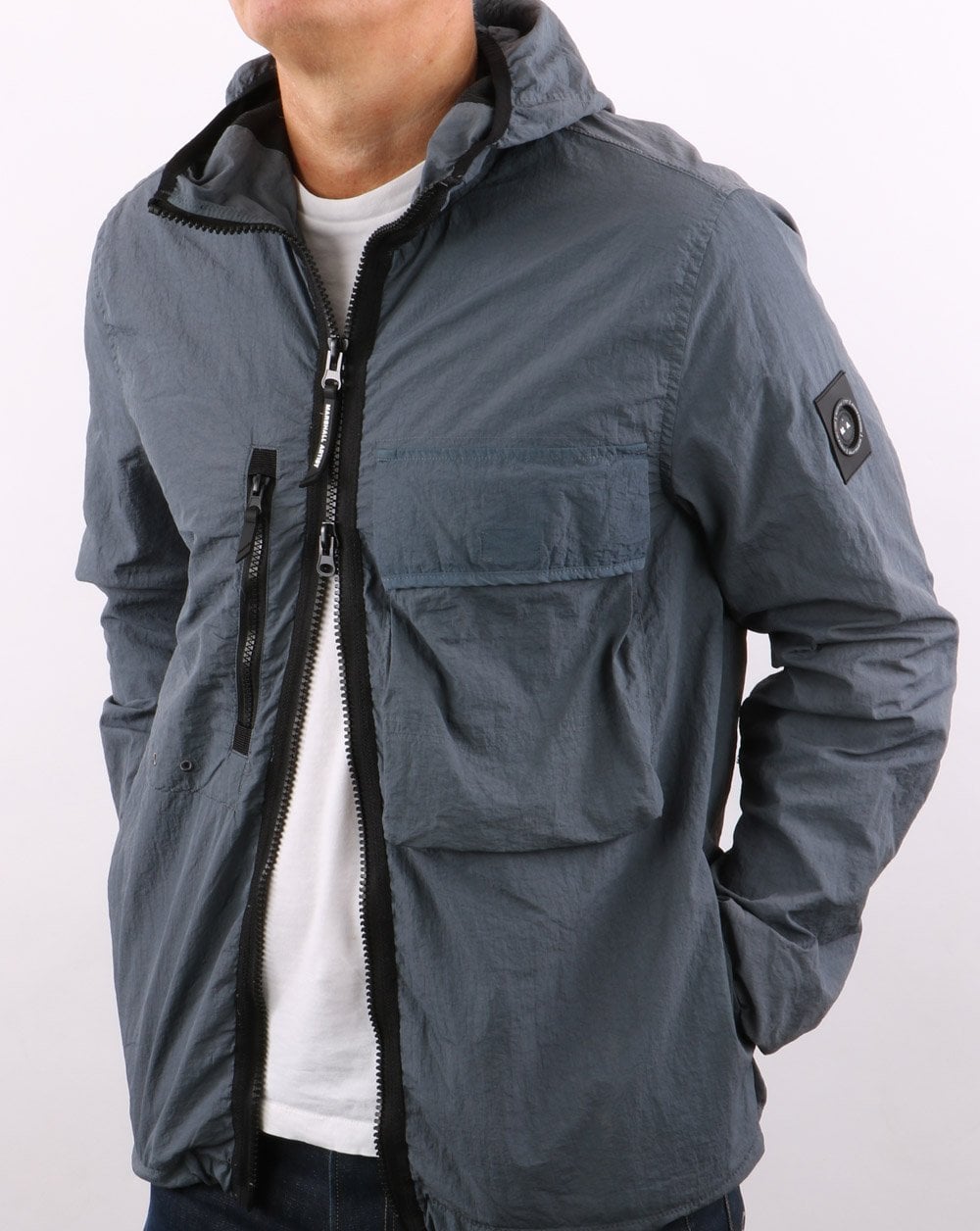Marshall Artist Hooded Overshirt Graphite