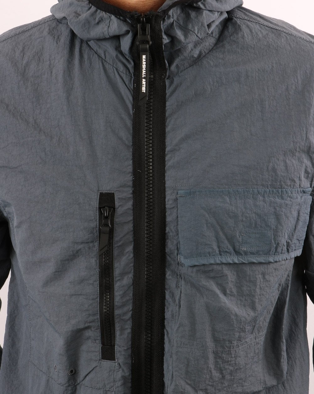 Marshall Artist Hooded Overshirt Graphite