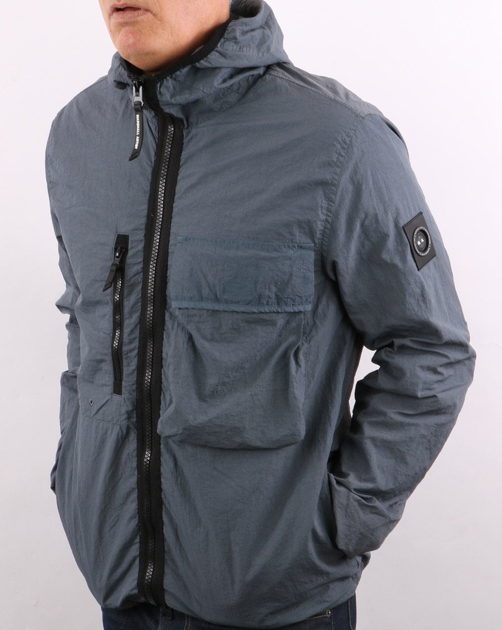 Marshall Artist Hooded Overshirt Graphite