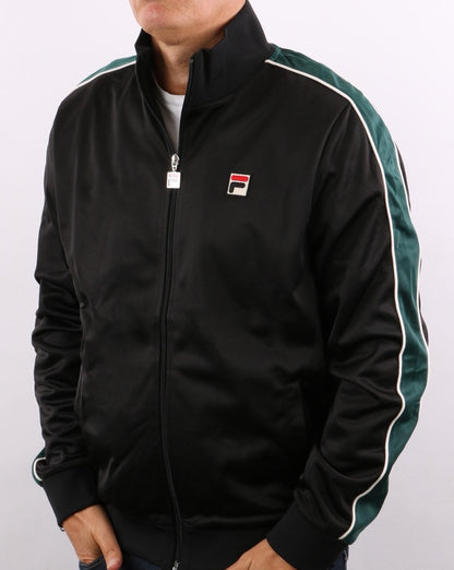 Fila Vintage Wicks Track Top Black/Green