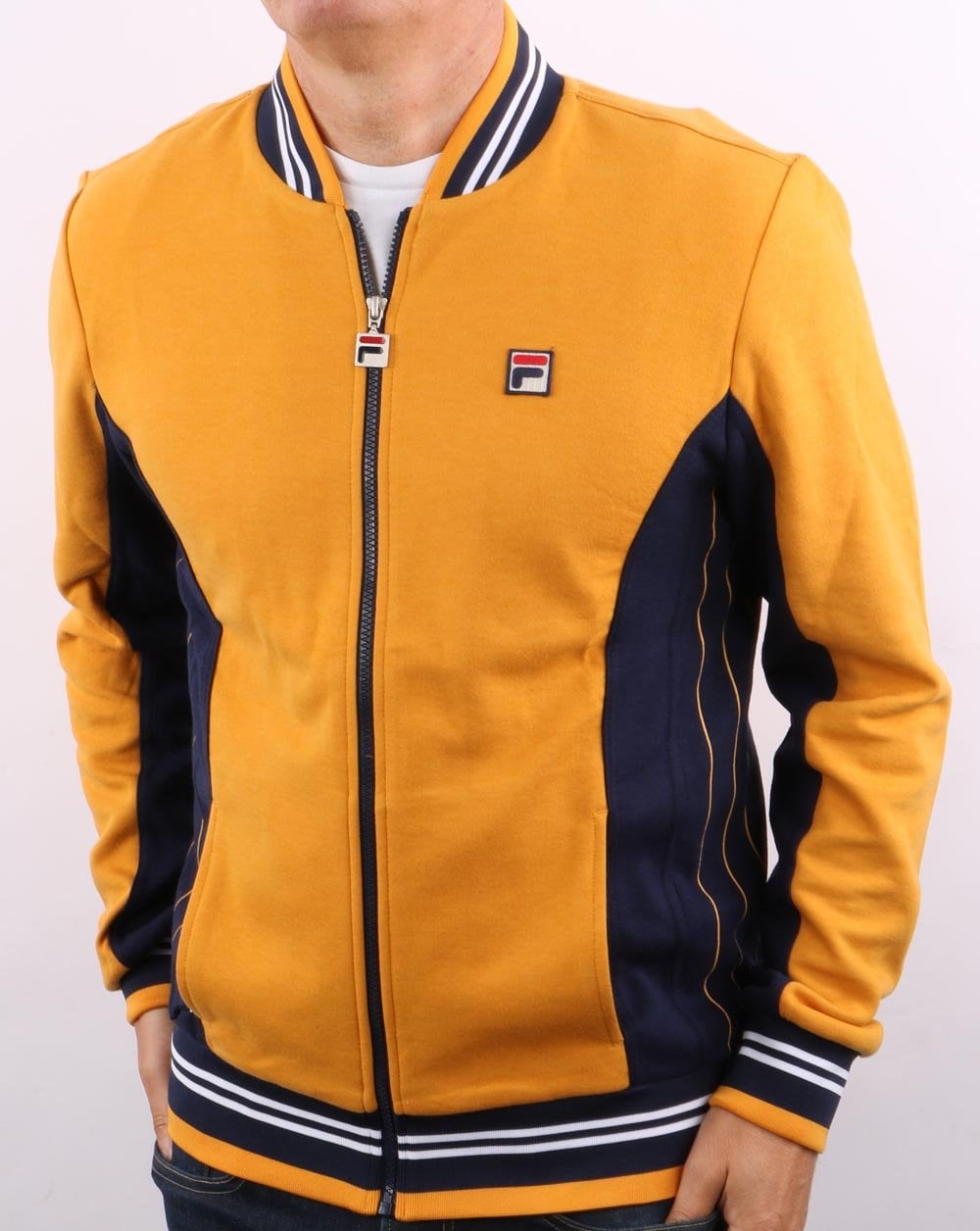 Fila Vintage Mk1 Settanta Track Top Gold/Navy