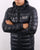 EA7 Core Logo Down Hooded Jacket Navy