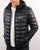 EA7 Core Logo Down Hooded Jacket Navy