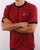 Fila Vintage Marconi T Shirt Deep Red/Black