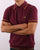 Trojan Diamond Knit Polo Port