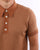 Ska & Soul Herringbone Polo Shirt Ginger