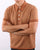 Ska & Soul Herringbone Polo Shirt Ginger