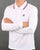 Fila Vintage Tipped LS Polo Shirt White/red/navy