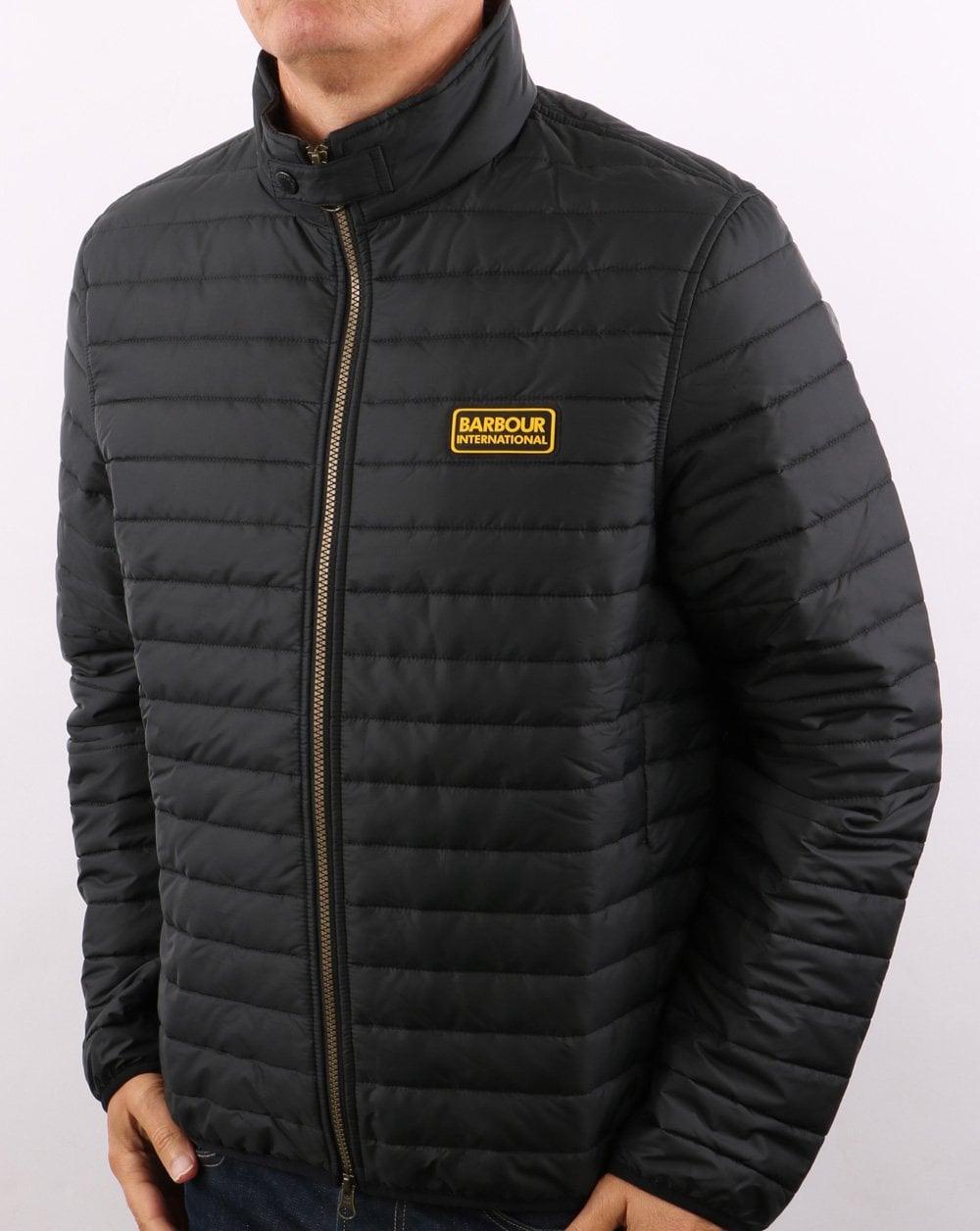 Barbour International Mind Quilt Jacket Black