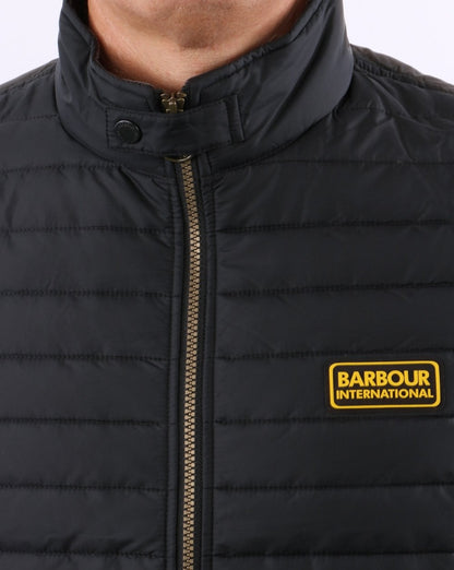 Barbour International Mind Quilt Jacket Black