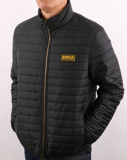 Barbour International Mind Quilt Jacket Black