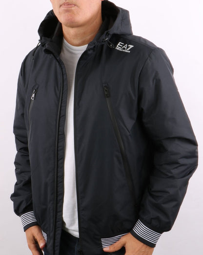 Emporio Armani EA7 Hooded Jacket Navy