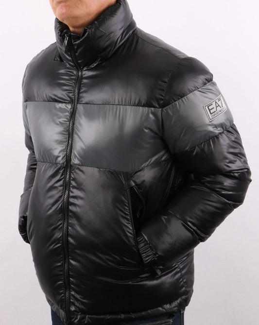 Emporio Armani EA7 EA7 Puffer Jacket Black/Grey