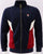 Fila Vintage Lane Velour Track Top Navy/Dark Red