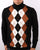 Trojan Diamond Knit Roll Neck Black