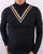 Ska & Soul Twin V Roll Neck Navy