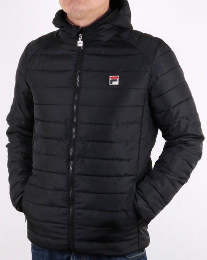 Fila Vintage Pavo Puffer Jacket Black