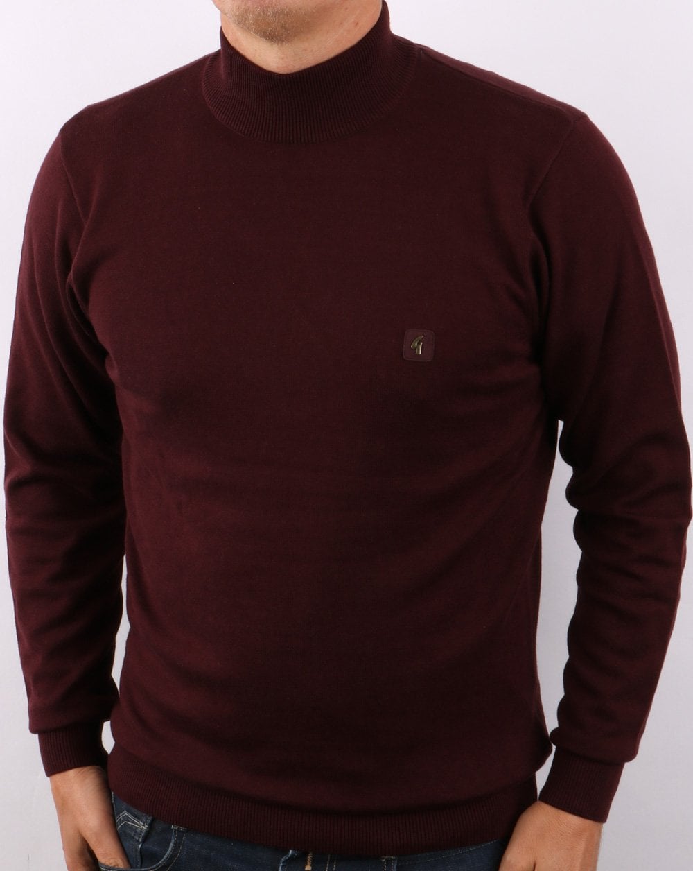 Gabicci Vintage Duke Turtle Neck Port