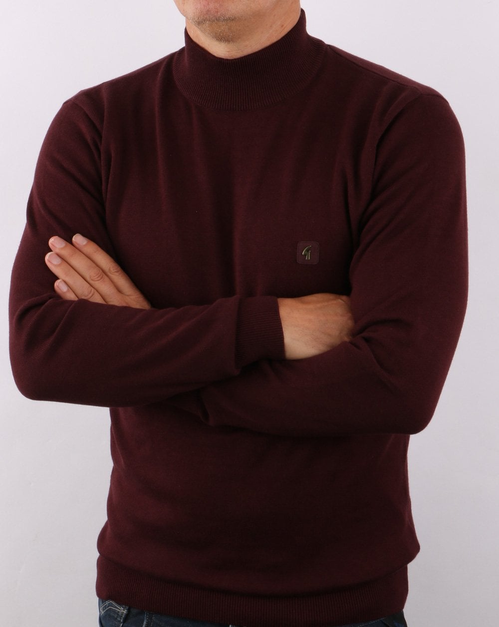 Gabicci Vintage Duke Turtle Neck Port