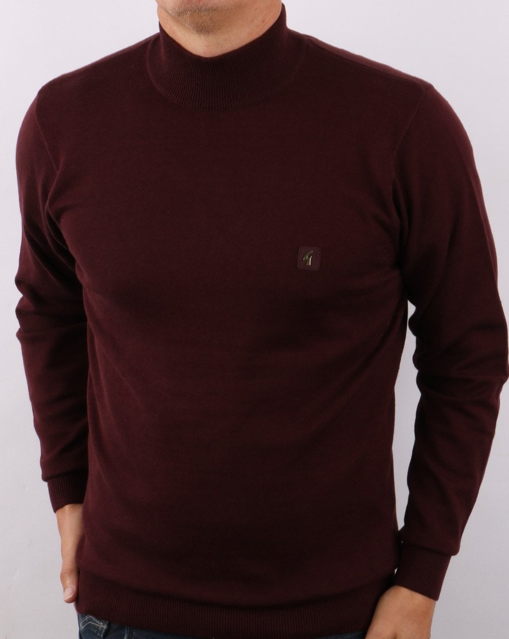 Gabicci Vintage Duke Turtle Neck Port