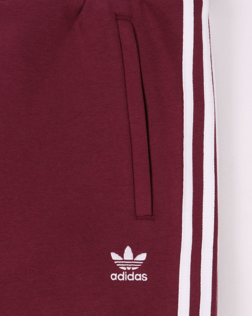 Adidas Originals 3 Stripe Joggers Crimson