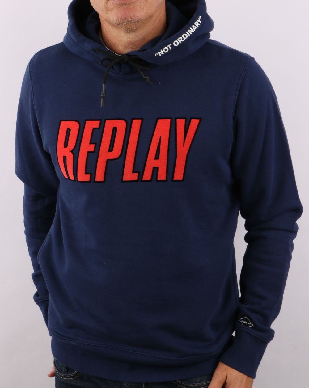 Replay Hoodie Navy