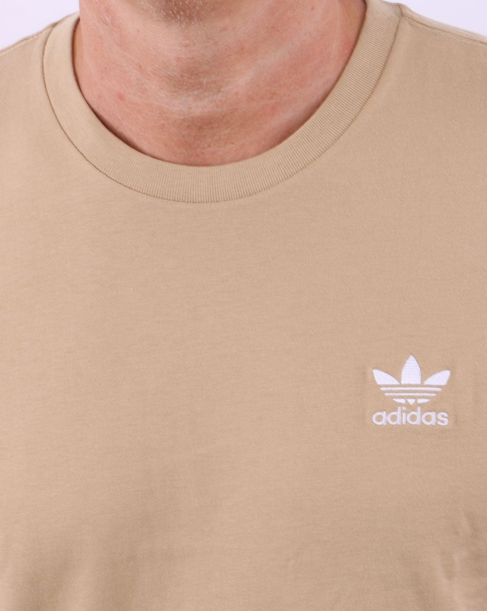 Adidas Originals Essential T Shirt Beige Tone