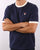 Fila Vintage Ringer T Shirt Navy/Cream