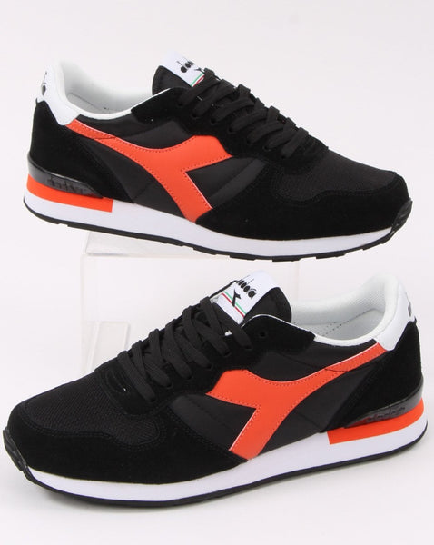 Diadora Camaro Trainers Black/Red