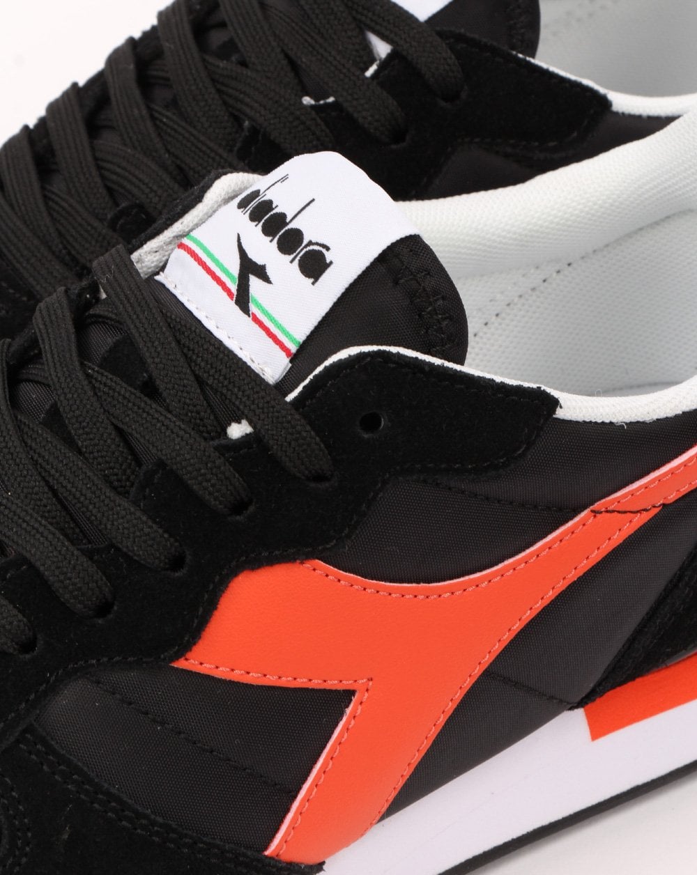 Diadora Camaro Trainers Black/Red