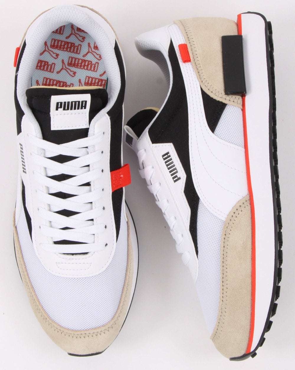 Puma Future Rider Core Trainers White/Black