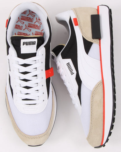 Puma Future Rider Core Trainers White/Black