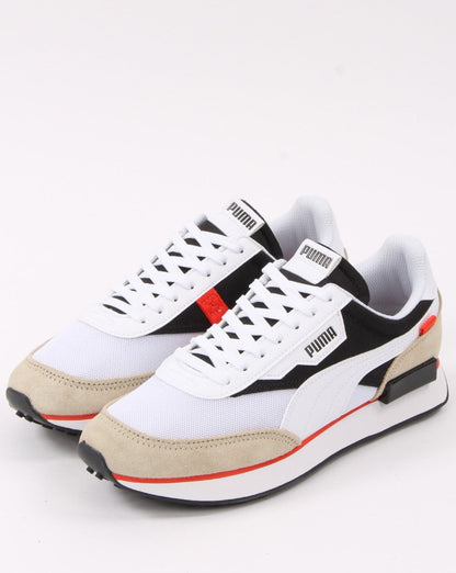 Puma Future Rider Core Trainers White/Black