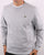 Lacoste Crew Neck Sweatshirt Silver Chine