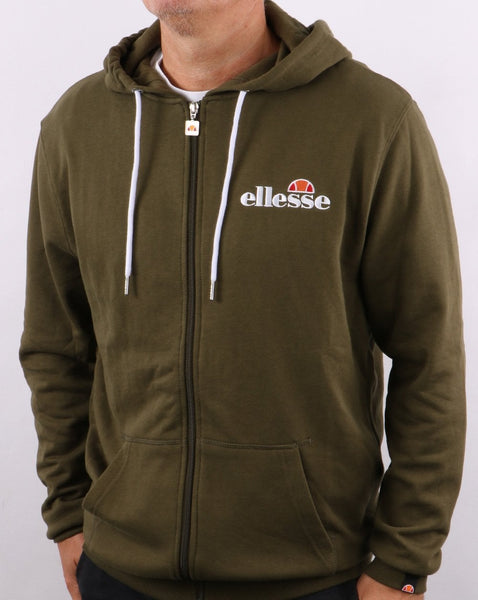 Ellesse Full Zip Hoody Khaki