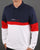 Tommy Hilfiger Colour Block Rugby Polo Navy/Red/White