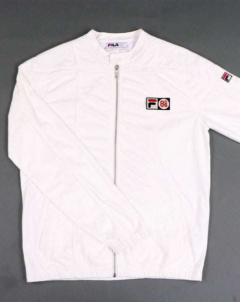 Fila Vintage Terrinda Mk3 Pro Badged Track Top Ice White