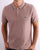 Pretty Green Tipped Polo Dusk Pink