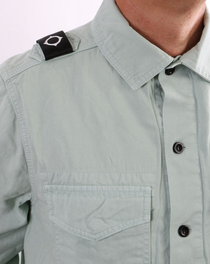 Ma.strum Two Pocket Gd Overshirt Mist Green