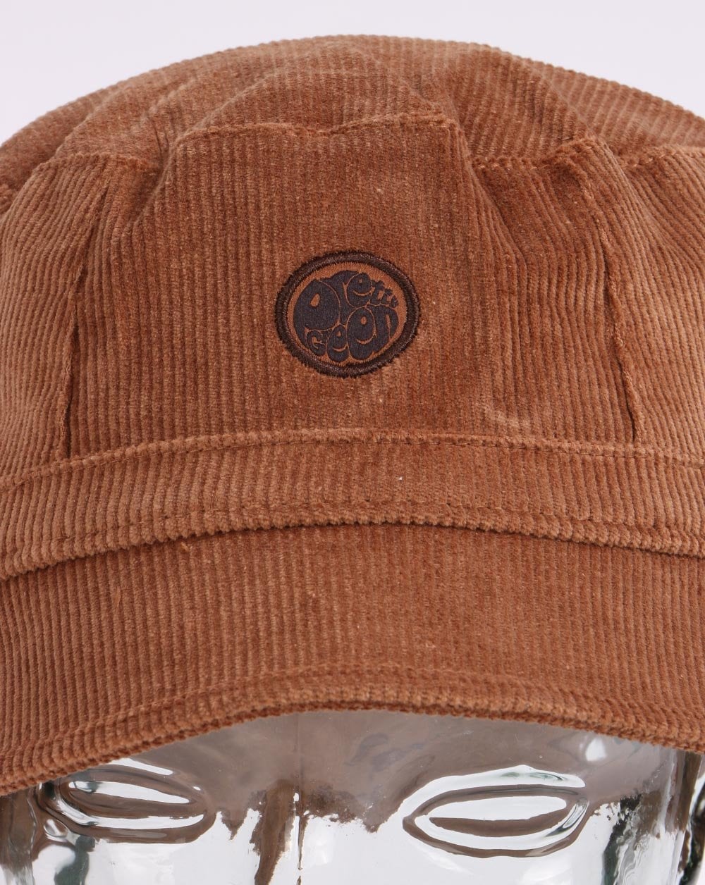 Pretty Green Cord Bucket Hat Tan