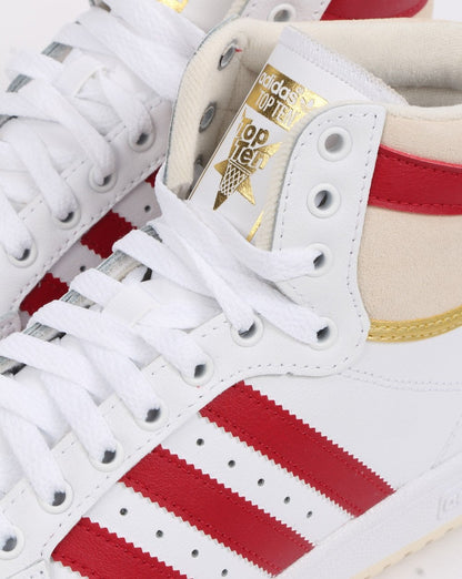 Adidas Top Ten Trainers White/Victory Red